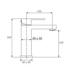 BC-2001  Basin Mixer -Chrome